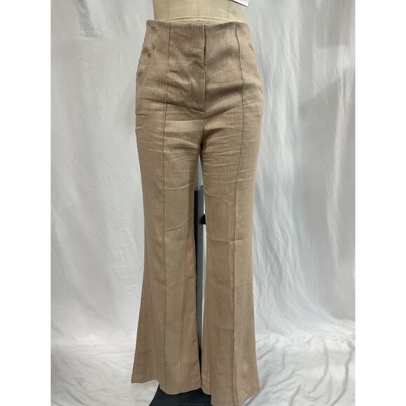 Veronica Beard 'Komi' Tan Pant Size 4 - Picture 2 of 5